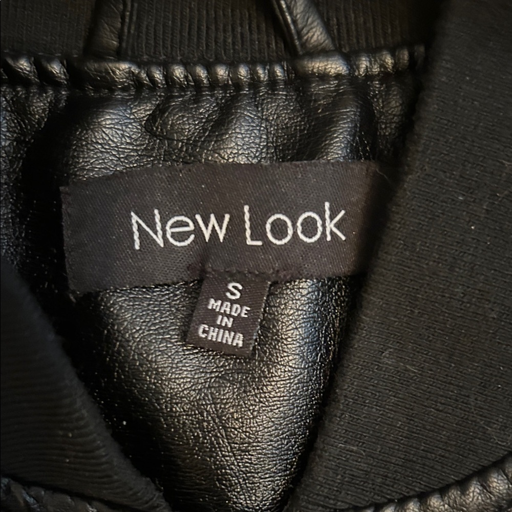 Women's Black Bomber Jacket - Picture 9 of 12